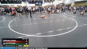 78 lbs Champ. Round 2 - Fernando Jimeno, TX vs Dalton McDaniel, MO