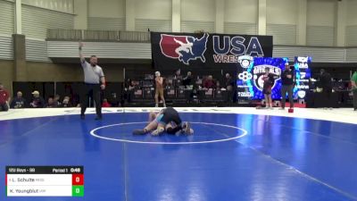 12U Boys - 98 lbs Semis - Landon Schulte, Missouri vs Kiptyn Youngblut, Immortal Athletics WC