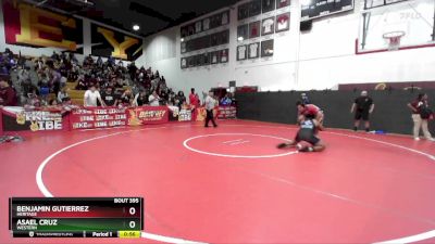 190 lbs Cons. Round 2 - Asael Cruz, Western vs Benjamin Gutierrez, Heritage