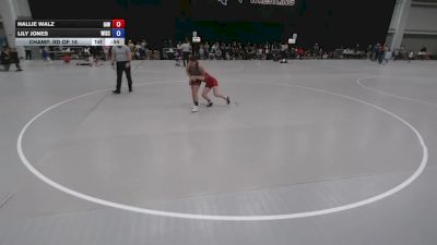 84.7-92.1 lbs Champ. Rd Of 16 - Hallie Walz, Immortal Athletics WC vs Lily Jones, Wisconsin