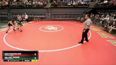 165 lbs Cons. Round 2 - William Tanner, Green Canyon vs Jack MacFarland, Mountain View