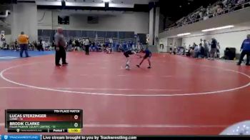 70 lbs Finals (8 Team) - Lucas Sterzinger, Canby vs Brodik Clarke, Fulda/Murray County Central