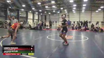 130 lbs Round 5 (6 Team) - Joseph Toscano, Team California vs Jackson Butler, PA Gold