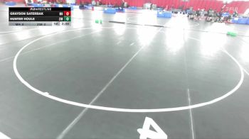 106 lbs Round 3 (8 Team) - Grayson Saterbak, Mahtomedi vs Hunter Houle, Zimmerman
