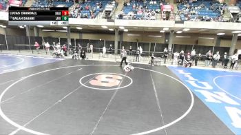 101 lbs Cons. Round 5 - Salah Dajani, Lincolnway East vs Lucas Crandall, Unattached
