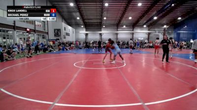 144 lbs Rr Rnd 3 - Knox Landell, Seagulls vs Michael Perez, Mat Assassins Red - HS