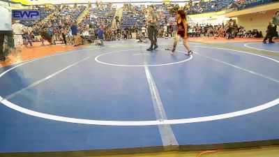 100-110 lbs Rr Rnd 2 - Cash Robinson, Heat vs Roman Baker, Skiatook Youth Wrestling