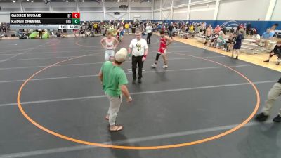 157 lbs Cons. Round 4 - Gasser Musaid, Unattached vs Kaden Dressel, Unattached