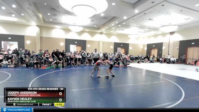 80 lbs Round 1 - Joseph Anderson, Altamont Longhorn Wrestling vs Kaysen Healey, Bear River Wrestling Club