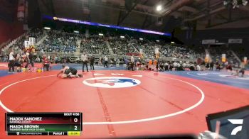 4A-195 lbs Cons. Round 1 - Mason Brown, Thunder Basin High School vs Maddx Sanchez, Natrona County