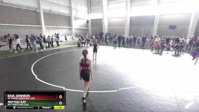 105 lbs Cons. Round 1 - Kaia Johnson, GC Junior Wrestling Club vs Payton Kay, Roy Wrestling Club