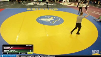 Cons. Round 2 - Xavier Pieper, North Platte St. Patrick`s vs Walker Ott, Wisner-Pilger