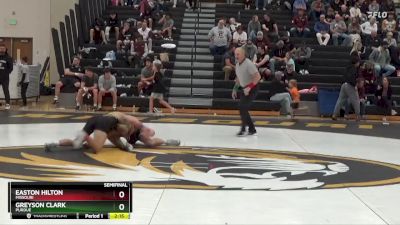 141 lbs Semifinal - Easton Hilton, Missouri vs Greyson Clark, Purdue