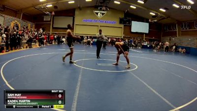 174 lbs Cons. Semi - Kaden Martin, Arizona Christian University vs Sam May, Western Wyoming