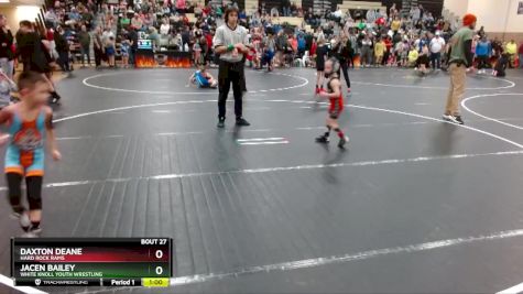 49 lbs Round 1 - Daxton Deane, Hard Rock Rams vs Jacen Bailey, White Knoll Youth Wrestling