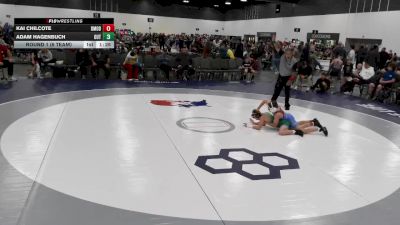85 lbs Round 1 (6 Team) - Adam Hagenbuch, The Outsiders Wrestling Club vs Kai Chilcote, Beast Mode