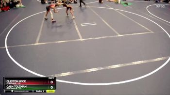 84 lbs Semis & 1st Wrestleback (8 Team) - Clayton Wick, Centennial vs Cash Tolzman, New Prague