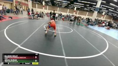 98 lbs Cons. Round 1 - Gavin Duran, Tribe Wrestling Club vs Ellison Kelly, Cornerstone Warriors Wrestling Club