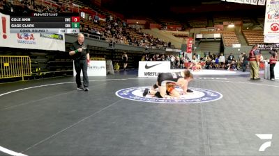 Junior Boys - 157 lbs Cons. Round 7 - Cole Akin, Cardinal Wrestling Club vs Gage Clark, Gallardo Wrestling Academy