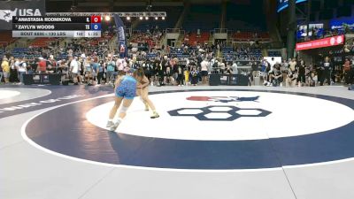 130 lbs Semis - Anastasia Rodnikova, Illinois vs Zaylyn Woods, Texas