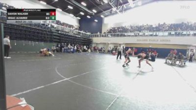 125 lbs Champ. Round 1 - Issac Alvarez, Modesto Junior College vs Davon Walker, Mission College