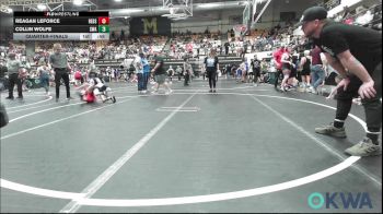 52-55 lbs Quarterfinal - Reagan Leforce, Redskins Wrestling Club vs Collin Wolfe, Shelton Wrestling Academy