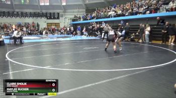 135 lbs Semifinal - Claire Smolik, Iowa Valley vs Maylee Rucker, South Tama