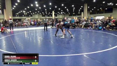 165 lbs Cons. Round 3 - Drew Adams, Stronghold Wrestling Club vs Zerel Munn, Mustang Wrestling Club