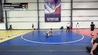 85 lbs Rr Rnd 1 - Leonardo Spagnuolo, Shore Thing Surf vs Connor Roble, TNWC Black