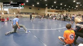 70 lbs Round 4 (6 Team) - Luke Dennis, Alabama Elite Blue vs Owen Toungette, Williamson County WC