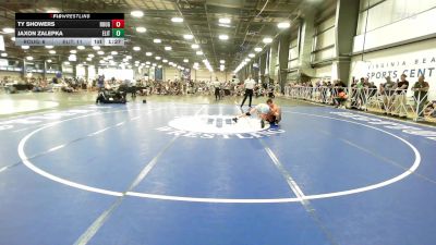 126 lbs Rr Rnd 2 - Ty Showers, Roughneck Wrestling Club vs Jaxon Zalepka, Elite NJ Boys Black