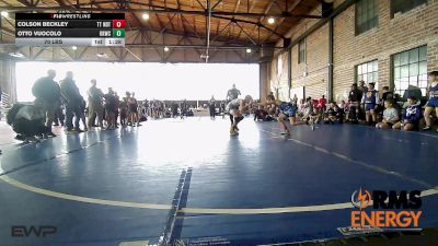 70 lbs Rr Rnd 4 - Colson Beckley, Team Tulsa NDT vs Otto Vuocolo, Keystone Kids Wrestling Club