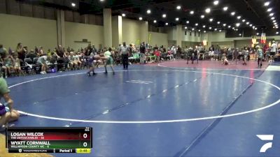 90 lbs Round 1 (8 Team) - Wyatt Cornwall, Williamson County WC vs Logan Wilcox, The Untouchables