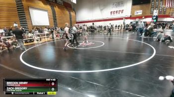 113 lbs Champ. Round 2 - Zach Gregory, Cheyenne South vs Breckin Henry, Thunder Basin