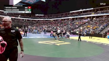 132-2A Quarterfinal - Teagan Larimore, Dove Creek vs Taylor Torres, Walsenburg Jr/Sr High School