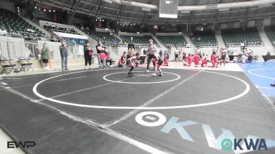 61 lbs Rr Rnd 1 - Jolene Chuculate, Oklahoma Supergirls 9U vs Emma Campbell, Mojo Grappling Academy