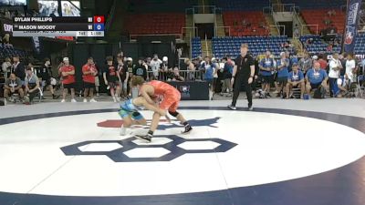 120 lbs Champ. Rd Of 128 - Dylan Phillips, Michigan vs Mason Moody, Wisconsin