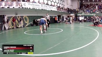 132 lbs Cons. Round 3 - Harris Medow, Solon vs Justin Muzy, Columbian (Tiffin)