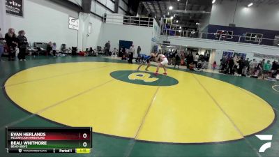 161 lbs Semifinal - Beau Whitmore, Beach Boyz vs Evan Herlands, McLean Lion Wrestling