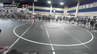 109 lbs Quarterfinal - Steven Hiczewski_ Jr, Live Training vs Houston Schneider, Wright Wreslting Academy