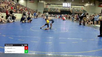 76 lbs Round Of 32 - Lat Laturell, Georgia vs Santiago Zapata, Woodland Wrestling