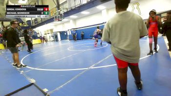 119 lbs Consi Of 4 - Isreal Cordova, Bookert T Washington vs Michael Morrison, Edison Eagles