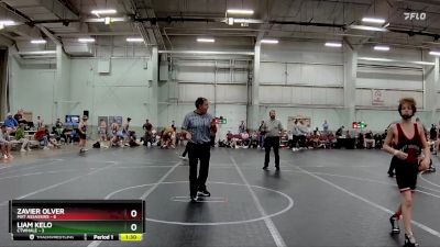 80 lbs Round 3 (8 Team) - Zavier Olver, Mat Assassins vs Liam Kelo, CTWHALE