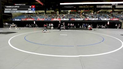 103 lbs Champ. Round 2 - Destiny Jones, Saint Mary vs Isabelle Apple, Grand View