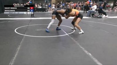 131 lbs 1st Place Match - Bryce White, Oklahoma City University vs Kailey Benson, Oklahoma State University