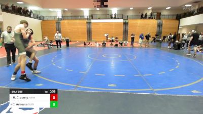 132 lbs Consolation - Hunter Cravens, Harrison Top Dog Wrestling Club vs Collin Armona, Guerrilla Wrestling Academy