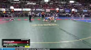 Quarterfinal - Brady Armstrong, Jefferson (Boulder) vs Spencer Gibbs, Malta/Whitewater