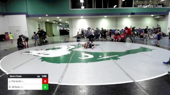 80 lbs Semifinal - Jax Paranto, NJ vs Blaise Wilson, WV