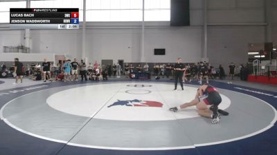 132 lbs Cons. Sub-quarters - Lucas Bach, 309 Wrestling Club vs Jenson Wadsworth, Beastmode Wrestling