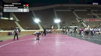 125 lbs 5th Place Match - Gunner Musilunas, Keiser University vs Ahmed Daoud, Rome